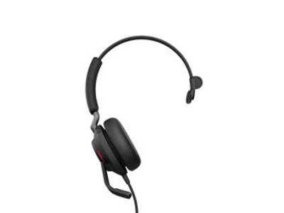 Jabra Evolve2 40 SE Headset Ledningsført Opkald/musik USB Type-C Sort