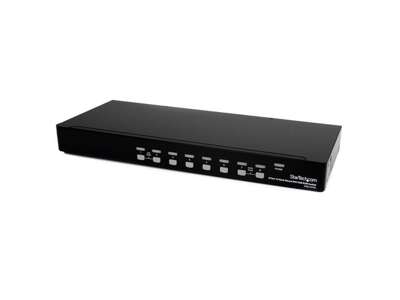 StarTech.com SV831DVIU KVM Switch Stativ-montering Sort