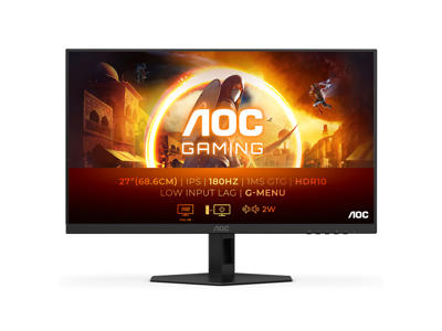 AOC 27G4XE computerskærm 68,6 cm (27") 1920 x 1080 pixel Fuld HD LCD Sort, Grå