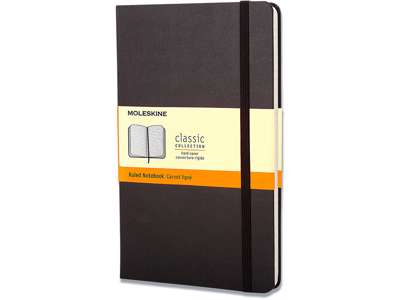 Notesbog, Pocket, Linjeret, Sort, Moleskine Classic Hard