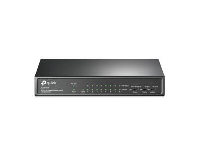 TP-Link TL-SF1009P netværksswitch Ikke administreret Fast Ethernet (10/100) Strøm over Ethernet (PoE) Sort