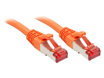 Lindy RJ-45 Cat.6 S/FTP 0.5m netværkskabel Orange 0,5 m Cat6 S/FTP (S-STP)