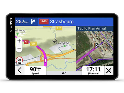 Garmin dēzl LGV720 navigator Fastgjort 17,6 cm (6.95") TFT Berøringsskærm 242 g Sort