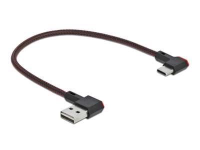 DeLOCK 85279 USB-kabel USB 2.0 0,2 m USB A USB C Sort