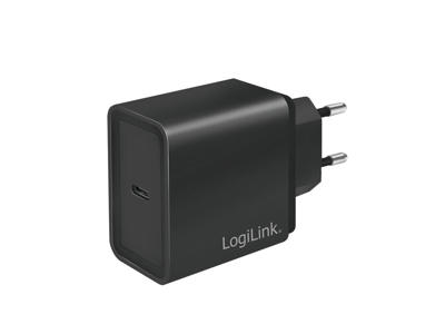 LogiLink PA0258 oplader til mobil enhed Universel Sort Vekselstrøm Hurtig opladning Indendørs