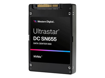 Western Digital Ultrastar DC SN655 15,3 TB U.3 PCI Express 4.0 NVMe TLC 3D NAND