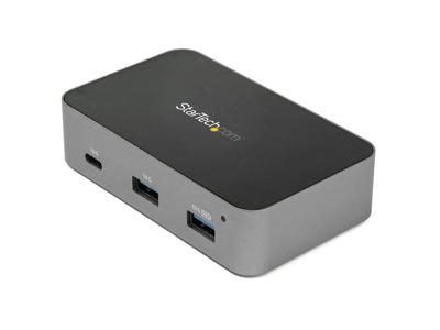 StarTech.com HB31C2A1CGS interface hub USB 3.2 Gen 2 (3.1 Gen 2) Type-C 10000 Mbit/s Sort, Grå