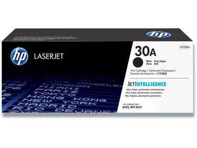 Toner, 30A, Black-sort, 1.600 sider, HP CF230A