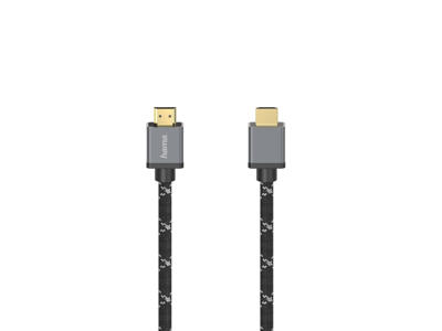 Hama 00205240 HDMI-kabel 3 m HDMI Type A (Standard) Sort, Grå