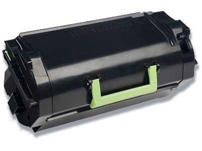 Toner, 522, Black-sort, 6.000 sider, Lexmark 52D2000