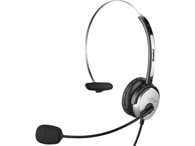 Sandberg 326-14 hovedtelefoner/headset Ledningsført Kontor/Callcenter USB Type-A Sort, Sølv