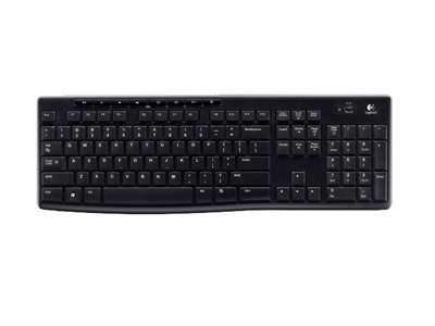 Logitech K270 Wireless Keyboard, Black (Nordic)