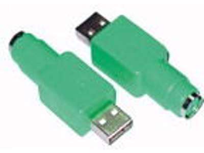 Microconnect USBAPS2F kabel kønsskifter USB PS/2 Grøn