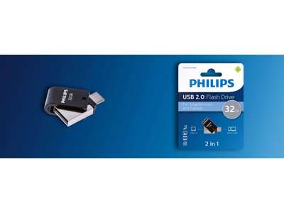 Philips FM32DA148B/00 USB-nøgle 32 GB USB Type-A 2.0 Sort