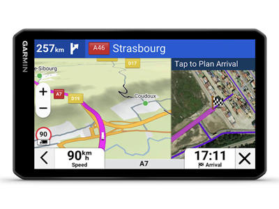 Garmin dēzl LGV720 navigator Fastgjort 17,6 cm (6.95") TFT Berøringsskærm 242 g Sort