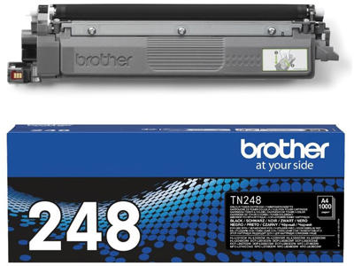 Toner, TN248BK, Black-sort, 1.000 sider, Brother