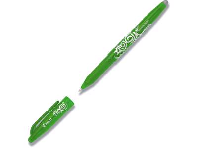 Rollerball gelpen, 0.7 mm, 0.35 mm, Lysegrøn, Pilot FriXion Ball BL-FR7-LG