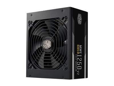 Cooler Master MWE Gold 1250 - V2 ATX 3.0 enhed til strømforsyning 1250 W 24-pin ATX Sort