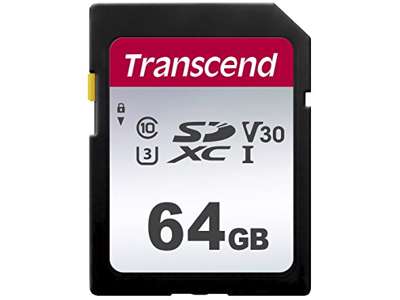 Transcend TS64GSDC300S hukommelseskort 64 GB SDXC NAND Klasse 10