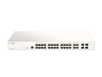 D-Link DBS-2000-28MP/E netværksswitch Administreret L2 Gigabit Ethernet (10/100/1000) Strøm over Ethernet (PoE) Grå