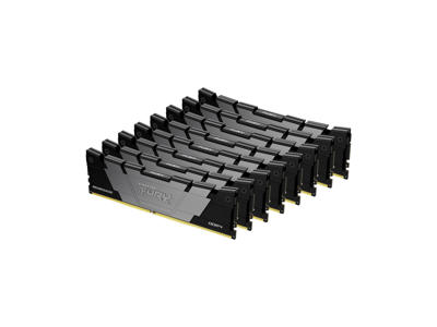 Kingston Technology FURY 256 GB 3200 MT/s DDR4 CL16 DIMM (sæt med 8) Renegade Sort