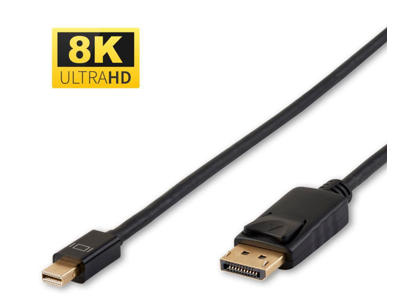 Microconnect DP-MMG-180MBV1.4 DisplayPort kabel 2 m Mini DisplayPort Sort