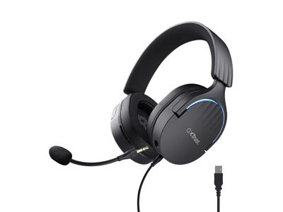 Trust GXT 490 FAYZO over-ear 7.1 USB-gamingheadset.