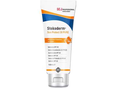 Solcreme, SPF 30, Tube, 100 ml, SCJ Professional Stokoderm Sun Protect 30 PURE 