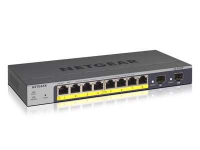 NETGEAR GS110TP Administreret L2/L3/L4 Gigabit Ethernet (10/100/1000) Strøm over Ethernet (PoE) Grå