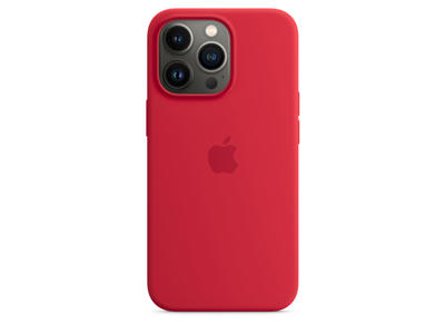 Apple (PRODUCT) RED Cover med MagSafe silicone rød til iPhone 13 Pro