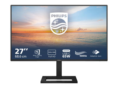 Philips 1000 series 27E1N1300AE/23 LED display 68,6 cm (27") 1920 x 1080 pixel Fuld HD LCD Sort