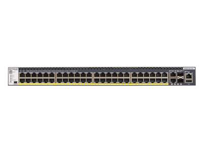 NETGEAR M4300-52G-PoE+ 1000W PSU Administreret L2/L3/L4 Gigabit Ethernet (10/100/1000) Strøm over Ethernet (PoE) 1U Sort