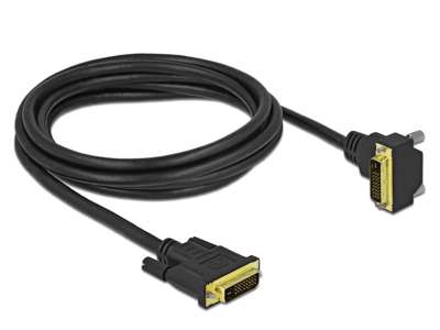 DeLOCK 85894 DVI kabel 2 m DVI-D Sort