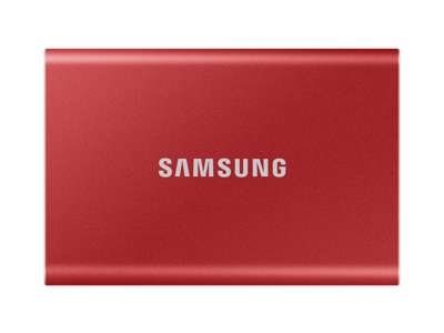 Samsung Portable SSD T7 500 GB USB Type-C 3.2 Gen 2 (3.1 Gen 2) Rød