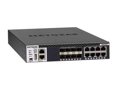 NETGEAR M4300-8X8F Administreret L3 10G Ethernet (100/1000/10000) 1U Sort