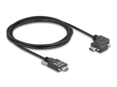 DeLOCK 80957 USB-kabel USB 2.0 2 m USB C Sort