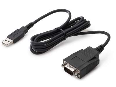 HP USB to Serial Port Adapter serielkabel Sort USB Type-A DB-9