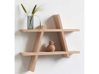 A-Shelf, Medium, 52x9x46 cm, Oak, Andersen