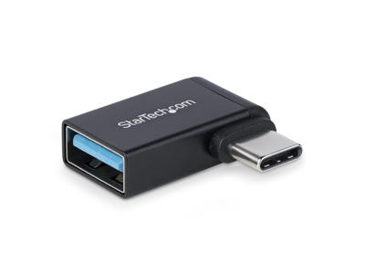 StarTech.com USB31CAADGCPRA kabel kønsskifter USB Type-C USB Type-A Sort