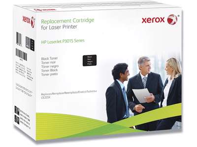 Toner, CE255X, Black-sort, 12.500 sider, Xerox XRC 106R01622