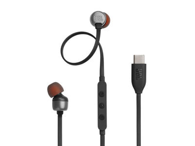 JBL Tune 310C Headset Ledningsført I ørerne Opkald/musik USB Type-C Sort