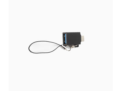 Microconnect USB3.1CAAF-LOOP kabel kønsskifter USB C USB A Sort