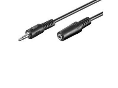 Microconnect AUDLR1.5 lydkabel 1,5 m 3.5mm Sort