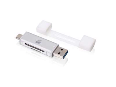 iogear GFR3C12 kortlæser Micro-USB Hvid