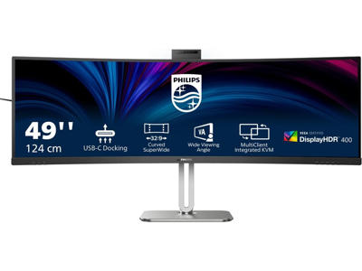 Philips 5000 series 49B2U5900CH/00 LED display 124 cm (48.8") 5120 x 1440 pixel Dual QHD LCD Sort