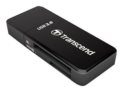 Transcend RDF5 kortlæser USB 3.2 Gen 1 (3.1 Gen 1) Type-A Sort