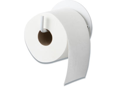 Toiletrulleholder, Hvid, Naga