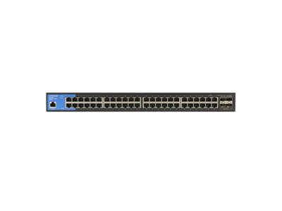 Linksys LGS352C-EU netværksswitch Administreret L3 Gigabit Ethernet (10/100/1000) Strøm over Ethernet (PoE) Sort, Blå