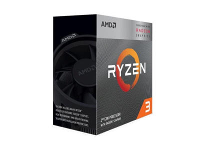 AMD Ryzen 3 3200G with Radeon Vega 8 Graphics processor 3,6 GHz 3 MB L3 Kasse