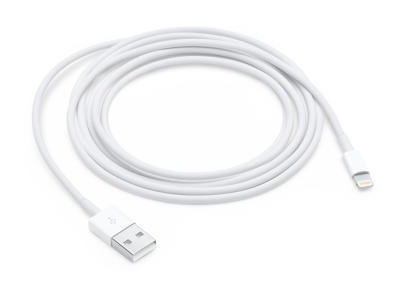 Apple Lightning - USB 2 m Hvid